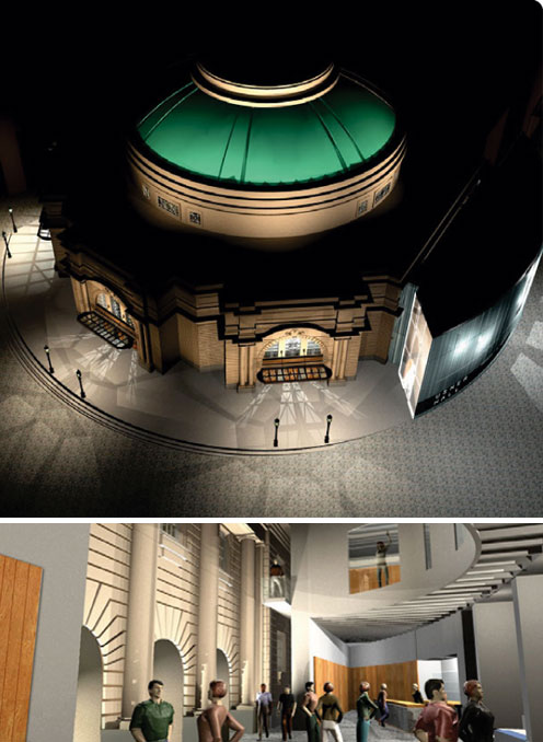 Graphical Images showings the Usher Hall